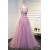 Elegant A-Line Tulle Long Prom Dresses Evening Gowns 601013
