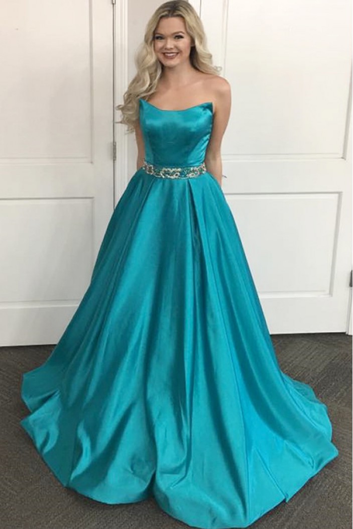 Beaded Ball Gown Long Prom Dresses Formal Evening Dresses 601034