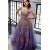 Ball Gown Tulle Gold Lace Appliques Long Prom Dresses Formal Evening Dresses 601044