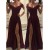 Elegant V-neck Off-the-Shoulder Long Prom Dresses Formal Evening Gowns 601121
