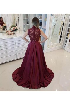 Beaded Lace Long Prom Dresses Formal Evening Dresses 601146