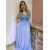 Long V-Neck Plus Size Prom Dresses Formal Evening Dresses 601163