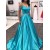 A-Line Beaded Long Prom Dresses Formal Evening Dresses 601197