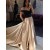 A-Line Off-the-Shoulder Beaded Long Prom Dresses Formal Evening Dresses 601258
