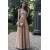 A-Line Beaded Lace Chiffon Long Prom Dresses Formal Evening Dresses 601269