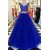 Beaded Tulle Two Pieces Long Prom Dresses Formal Evening Dresses 601291