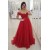 Beaded Lace Tulle Long Prom Dresses Formal Evening Dresses 601295
