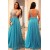 A-Line Beaded Lace Appliques Long Prom Dresses Plus Size Formal Evening Dresses 601301