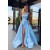 A-Line Satin Long Prom Dress Formal Evening Dresses 601421