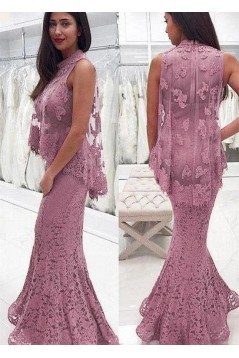 Mermaid Lace Long Prom Dress Formal Evening Dresses 601468
