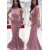 Mermaid Lace Long Prom Dress Formal Evening Dresses 601468