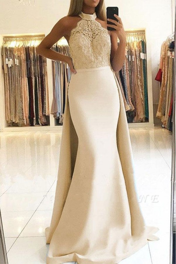 Mermaid Lace Long Prom Dress Formal Evening Dresses 601480