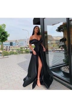 A-Line Off-the-Shoulder Long Prom Dress Formal Evening Dresses 601485