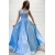 A-Line V-Neck Lace Long Prom Dress Formal Evening Dresses 601534