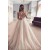 A-Line Tulle Long Prom Dress Formal Evening Dresses 601537