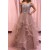 A-Line Beaded Tulle Off-the-Shoulder Long Prom Dress Formal Evening Dresses 601538