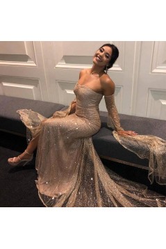 Sexy Sheath Long Prom Dress Formal Evening Dresses 601547