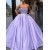 Ball Gown Satin Lace Long Prom Dress Formal Evening Dresses 601553