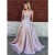 A-Line Sparkle V-Neck Long Prom Dress Formal Evening Dresses 601576
