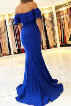 Mermaid Off-the-Shoulder Long Prom Dress Formal Evening Dresses 601592
