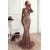 Mermaid Sparkle V-Neck Long Prom Dress Formal Evening Dresses 601599