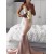 Mermaid Lace V-Neck Long Prom Dress Formal Evening Dresses 601615