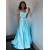 A-Line Beaded Long Prom Dress Formal Evening Dresses 601617
