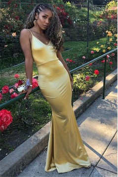 Mermaid V-Neck Long Prom Dress Formal Evening Dresses 601624