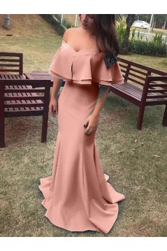 Mermaid Off-the-Shoulder Long Prom Dress Formal Evening Dresses 601670