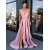A-Line V-Neck Long Prom Dress Formal Evening Dresses 601697