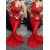 Mermaid Long Red Lace Prom Dress Formal Evening Dresses 601709