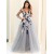 A-Line Long Sleeves V-Neck Long Prom Dress Formal Evening Dresses 601712