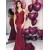 Mermaid V-Neck Long Prom Dress Formal Evening Dresses 601739