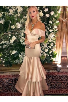 Mermaid Off-the-Shoulder Long Prom Dress Formal Evening Dresses 601758