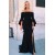 Mermaid Off-the-Shoulder Long Black Prom Dress Formal Evening Dresses 601794