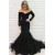 Mermaid Lace Long Black Prom Dress Formal Evening Dresses 601802
