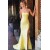 Long Yellow Strapless Prom Dress Formal Evening Dresses 601807