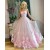 A-Line Long Pink Prom Dress Formal Evening Dresses 601812