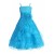 A-Line Spaghetti Strap Beaded Flower Girl Dresses F010001