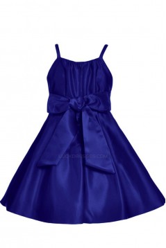 A-Line Spaghetti Strap Flower Girl Dresses F010004