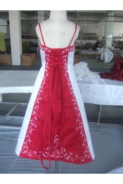 A-Line Spaghetti Strap Flower Girl Dresses F010021