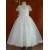 A-Line Beaded Short Sleeve Flower Girl Dresses F010022