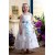 A-Line Spaghetti Strap Ankle-Length Handmade Flowers Flower Girl Dresses 2050004