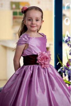 A-Line Straps Handmade Flowers Flower Girl Dresses 2050009
