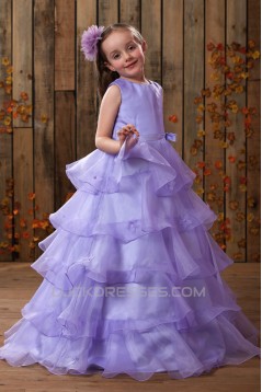 Ball Gown Floor Length Beaded Flower Girl Dresses 2050014