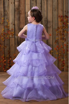 Ball Gown Floor Length Beaded Flower Girl Dresses 2050014