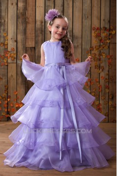 Ball Gown Floor Length Beaded Flower Girl Dresses 2050014