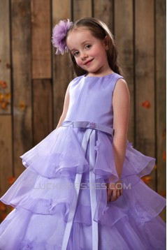 Ball Gown Floor Length Beaded Flower Girl Dresses 2050014