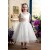 A-Line Tea-Length Straps Bowknot Flower Girl Dresses 2050018