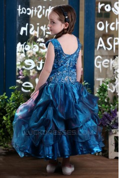 Ball Gown V-Neck Flower Girl Dresses 2050019